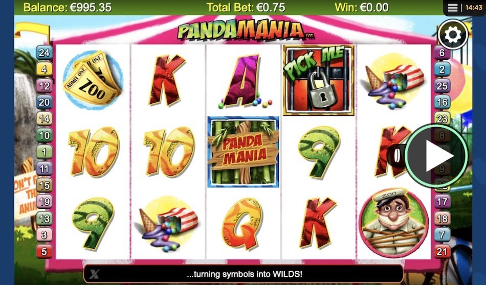 pandamania gameplay