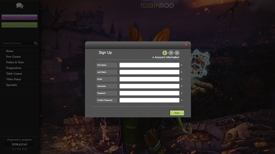 robinroo signup