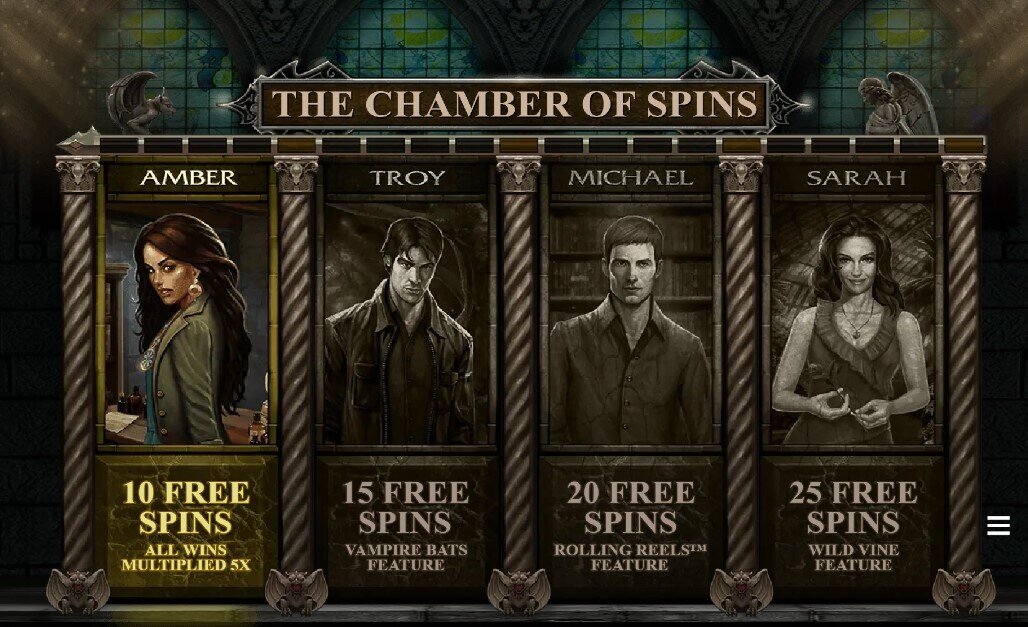 Immortal Romance Free Spins