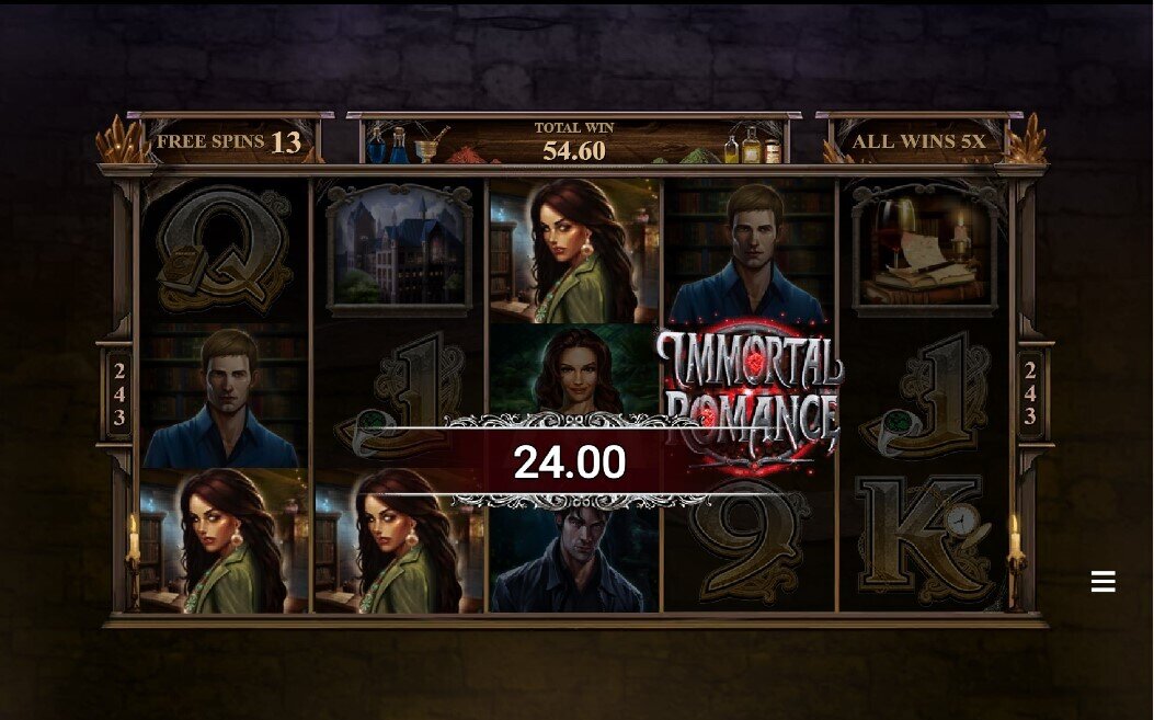 Immortal Romance Free Spins