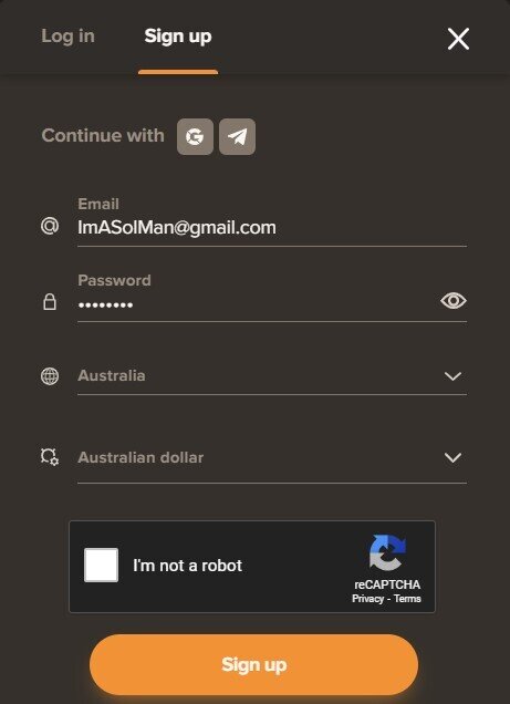 Sol Casino registration