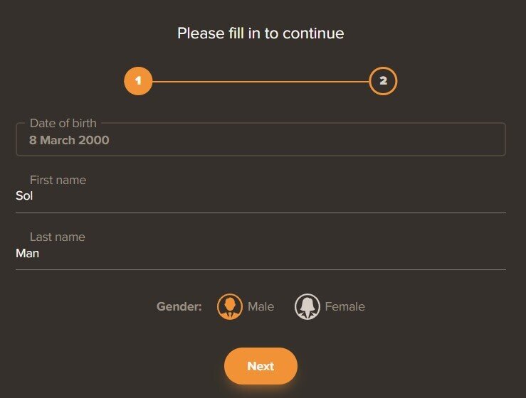 Sol Casino sign up
