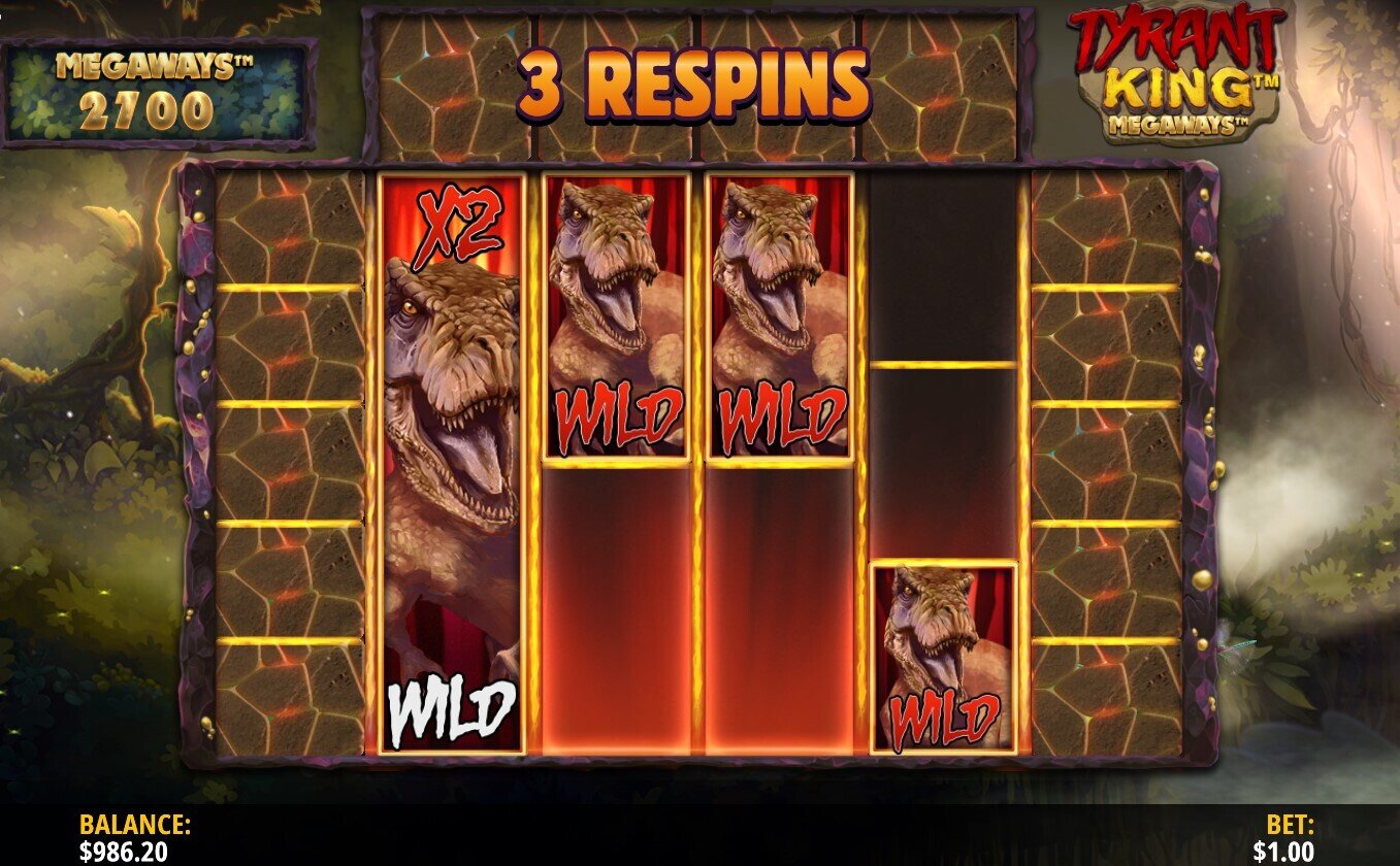 Tyrant King Megaways - Wild Respins