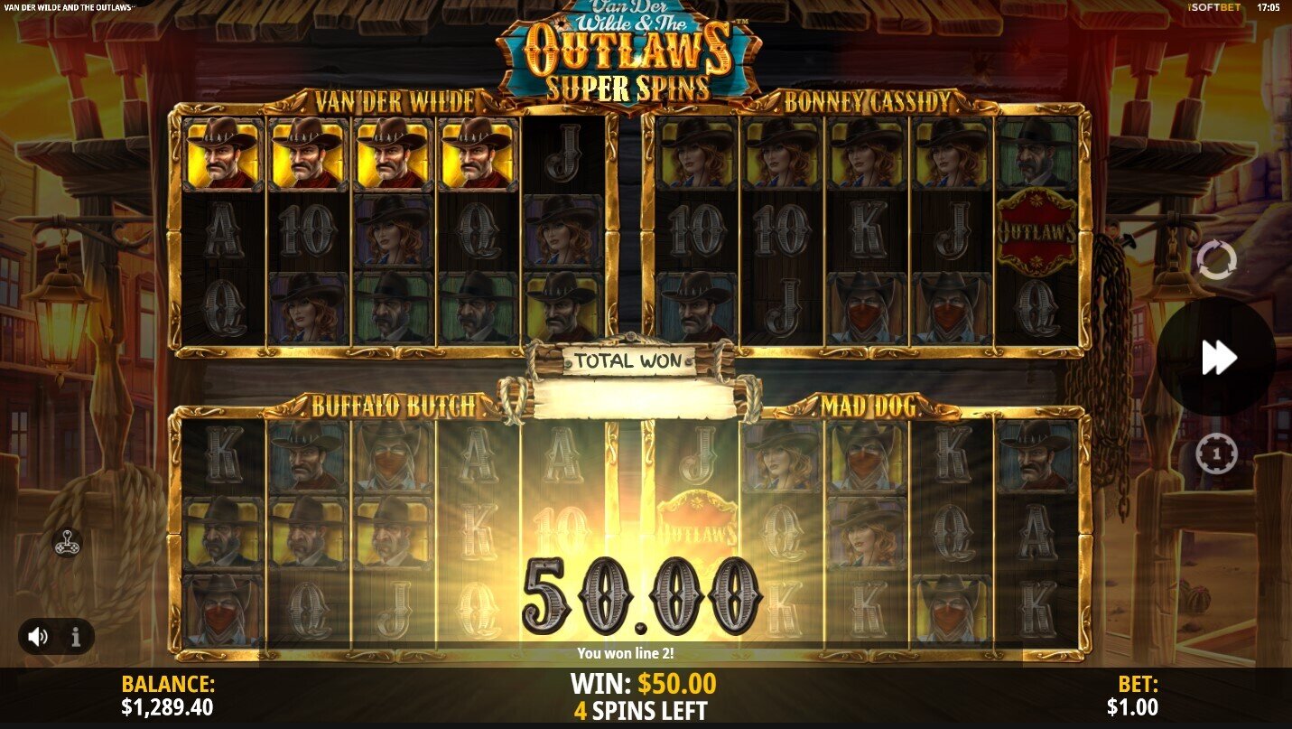 Van Der Wilde and the Outlaws Super Spins
