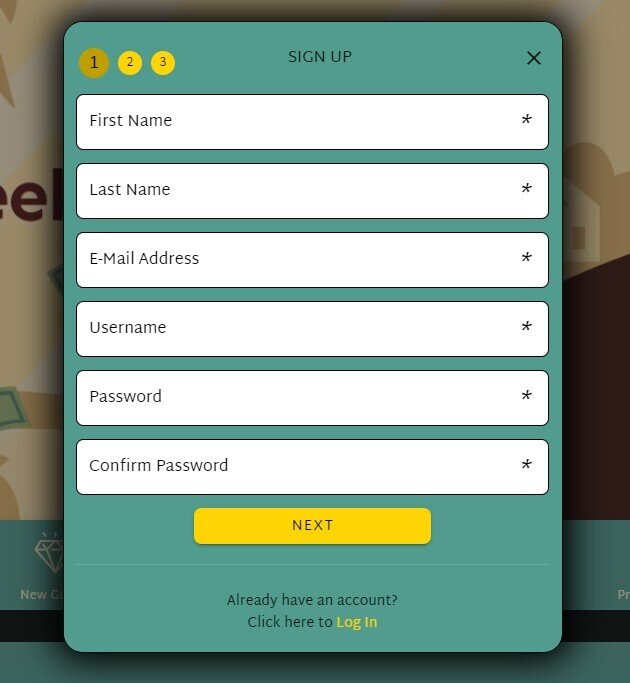 Lupin Casino Registration