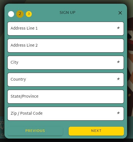Lupin Casino Registration is simple