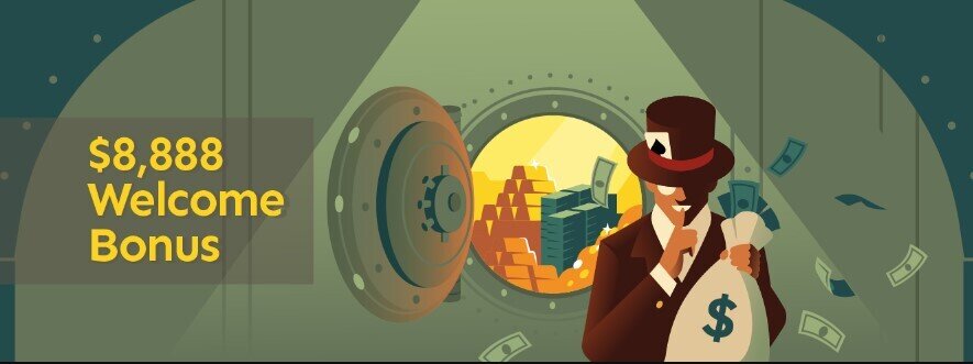 Lupin Casino Welcome Bonus is worth up to $8,888 for crypto players