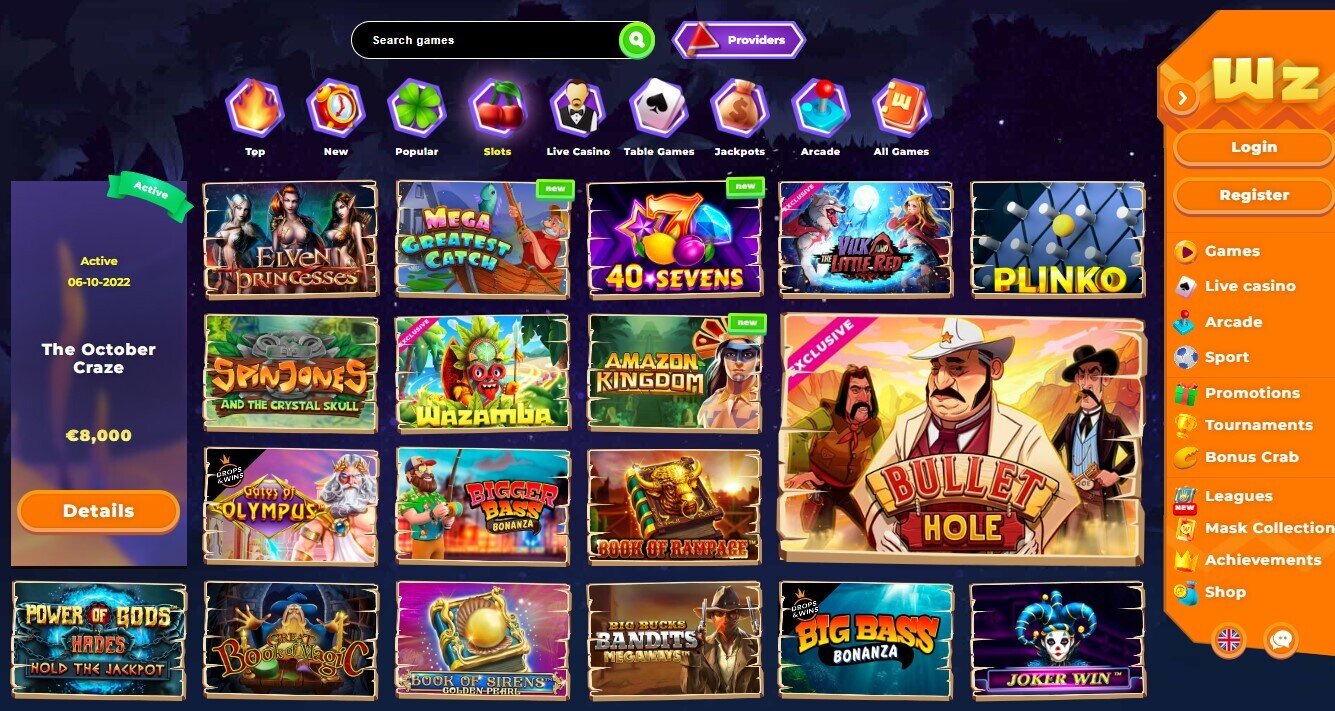 Wazamba Casino Online Pokies