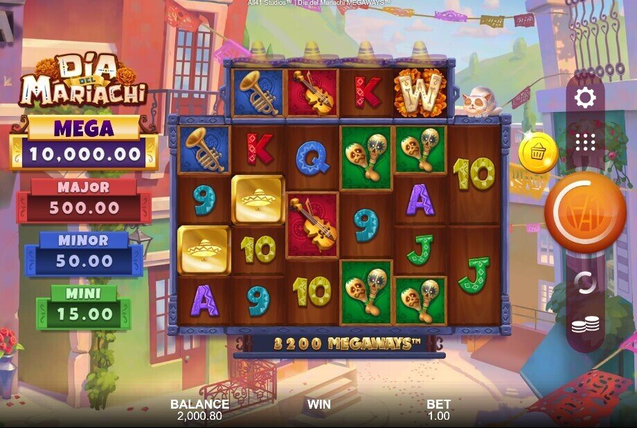 Dia Del Mariachi Megaways Main Game