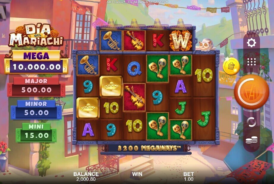 Dia Del Mariachi Megaways Winner screenshot