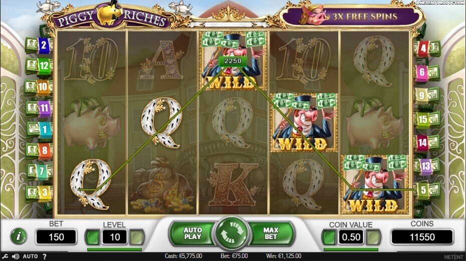 Piggy Riches 5 of a Kind